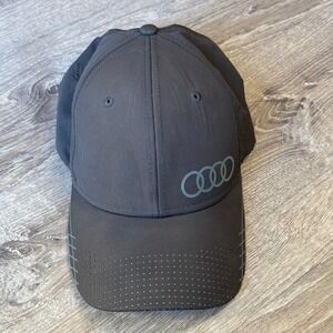 Audi Performance Baseball Cap Charcoal Gray Adjustable Strapback Hat